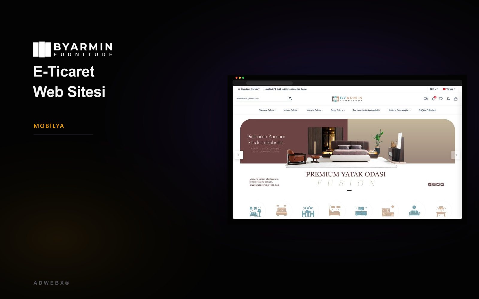 ByArmin Furniture — Mobilya Markası Sitesi