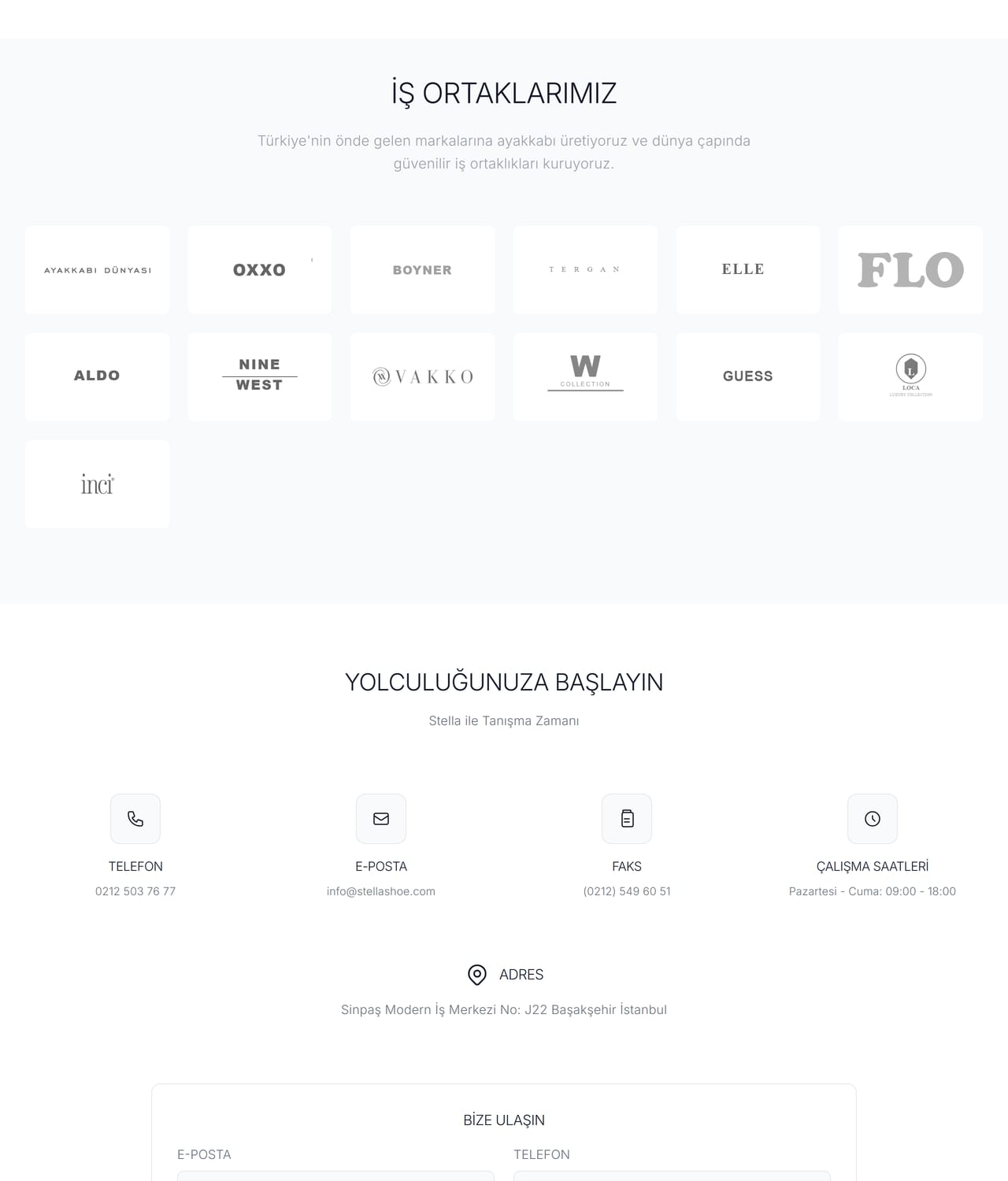 Stella Shoe — B2B Ayakkabı Üreticisi Platformu — 3
